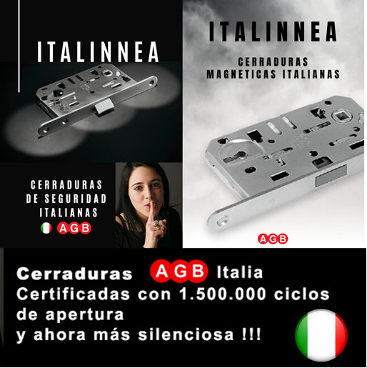 ITALINNEA- Cerraduras Italianas, Minimalismo para tus puertas - AOA