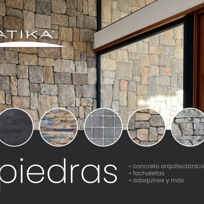 ATIKA- PIEDRAS, look rústico y orgánico para tus espacios