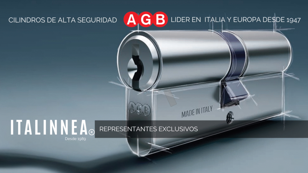 Cilindros italianos AGB alta seguridad certificada – Italinnea®