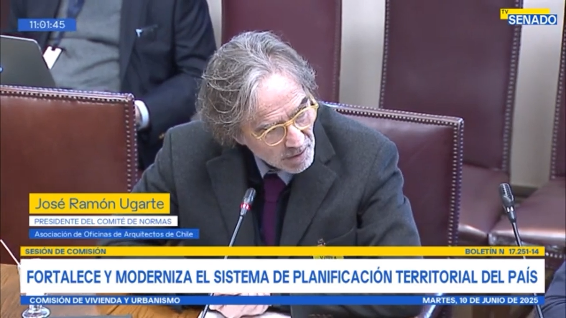 Presentación AOA en el Senado