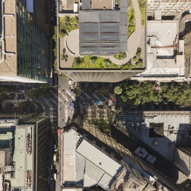 Rooftop Santiago Centro de Lira y Tuckermann Arquitectos