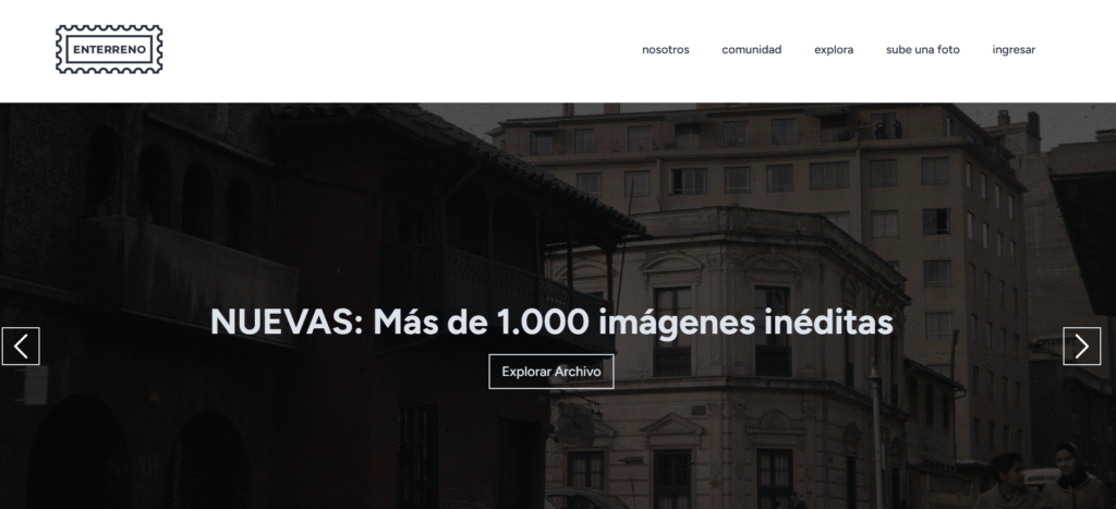 Enterreno y la memoria fotográfica del territorio