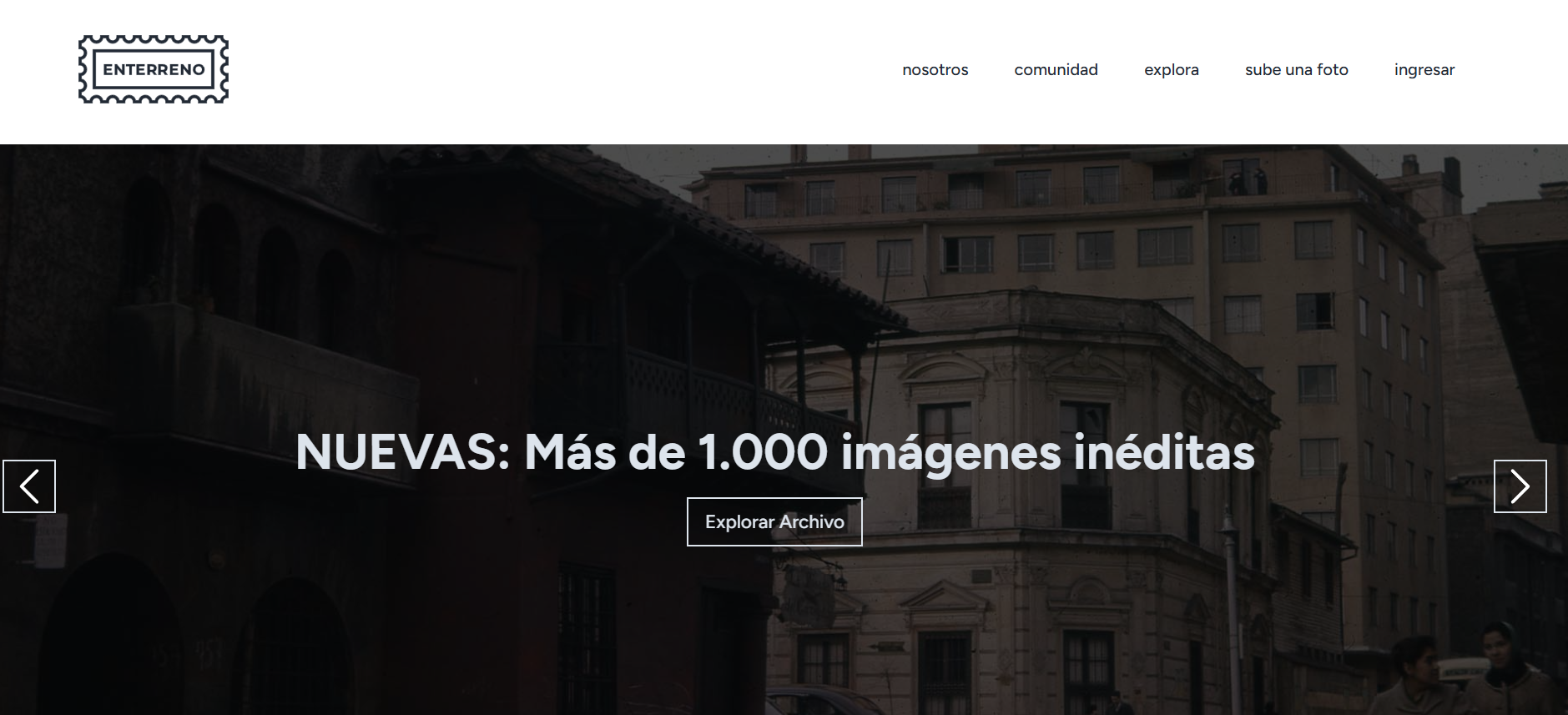 Enterreno y la memoria fotográfica del territorio