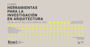 UFT – Curso “Herramientas para la investigación en Arquitectura”