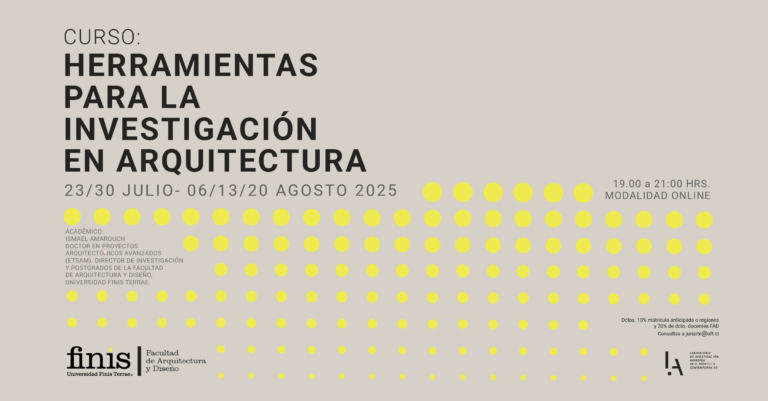 UFT – Curso “Herramientas para la investigación en Arquitectura”