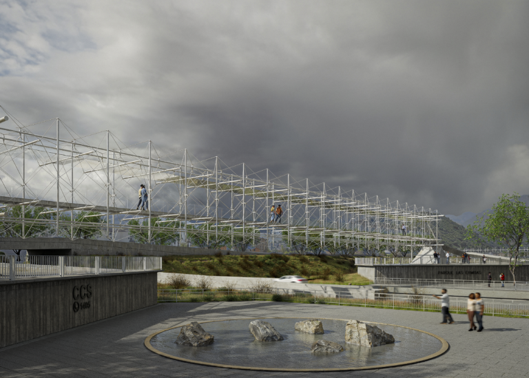 Primer lugar del concurso Pasarelas Peatonales para Las Ermitas